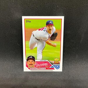 Spencer Strider n° 602, Braves d'Atlanta ; Coupe des recrues ; Topps Baseball 2023