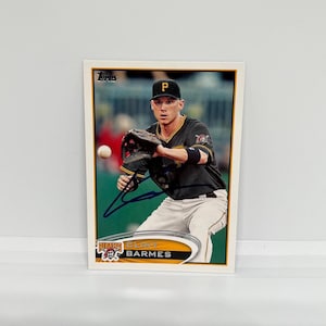 Clint Barmes #PIT3 Pittsburgh Pirates; Handsigniert; Topps Baseball 2012
