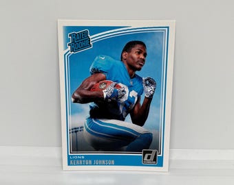 Kerryon Johnson #320 Detroit Lions; Oceniany debiutant; Panini Donruss Football 2018