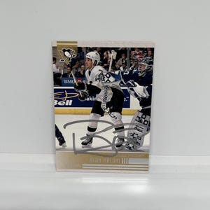 Rayan Malone #214 Pittsburgh Pinguine; Handsigniert; Pazifisches Hockey 2004