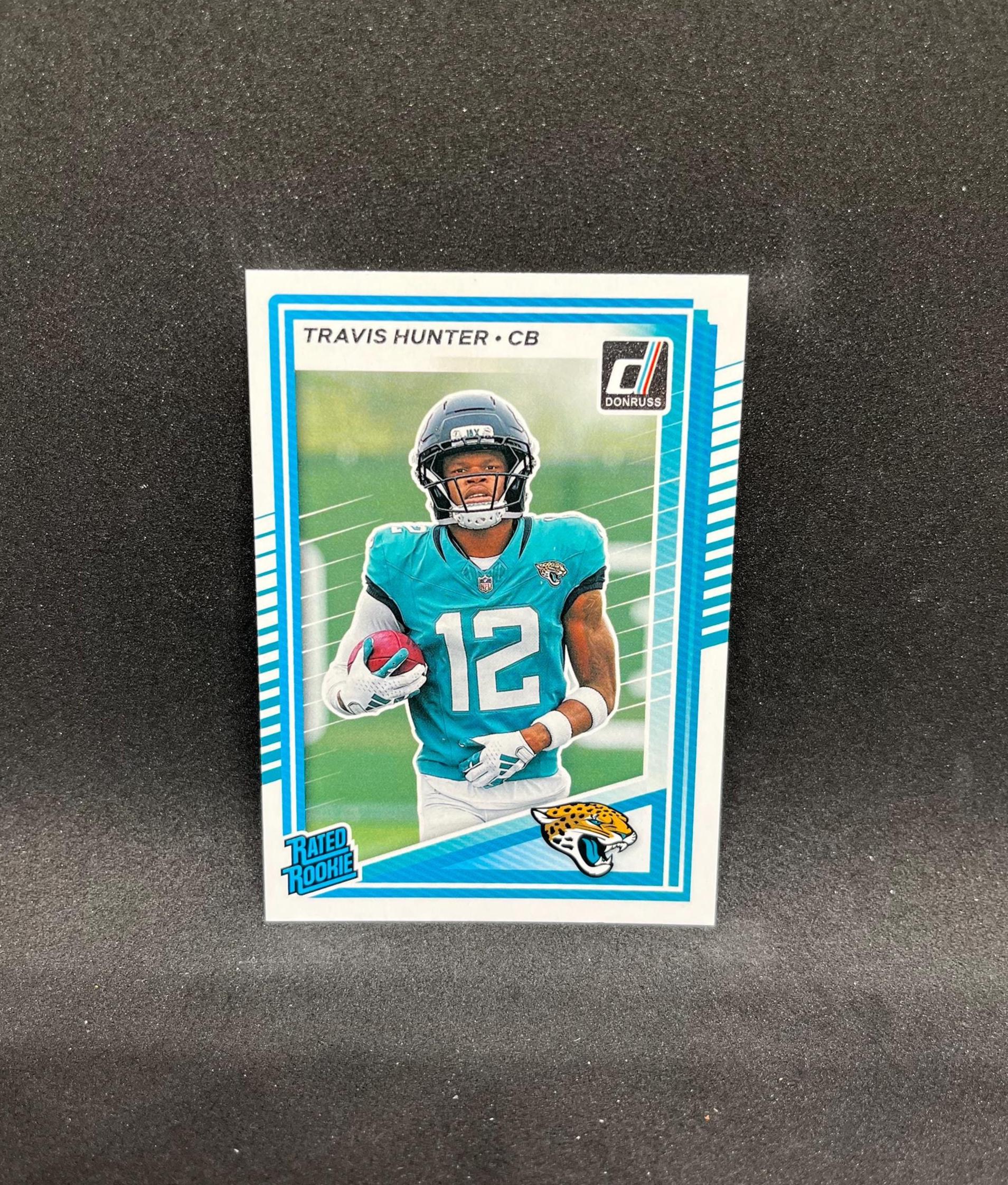 Travis Hunter #301 Jacksonville Jaguars; Rated Rookie; Panini