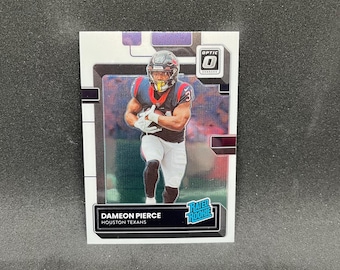Dameon Pierce #240 Houston Texans; Rated Rookie; Panini Donruss Optic Football 2022