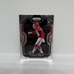 L&#39;Jarius Sneed #PB24 Kansas City Chiefs; Rookie - Prizm Black Insert; Panini Chronicles Football 2020