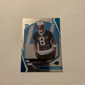 Jaycee Horn #147 Carolina Panthers; Rookie Card; Panini Absolute Football 2021