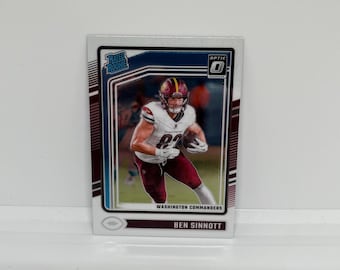 Ben Sinnott #207 Washington; Rated Rookie; Panini Donruss Optic Football 2024