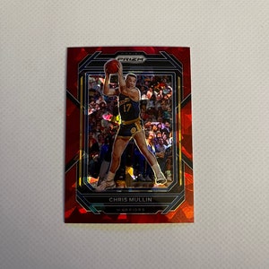 Chris Mullin #295 Golden State Warriors; Red Cracked Ice Prizm; Panini Prizm Basketball 2023