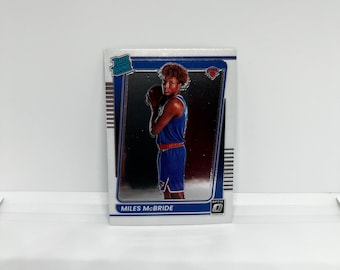 Miles McBride #174 New York Knicks; Rated Rookie; Panini Donruss Optic Basketball 2022