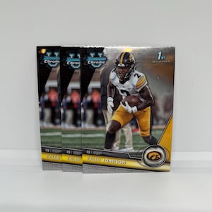 Kaleb Johnson #61 Pittsburgh Steelers; 1.Bogenschütze; Topps Chrome Bowman U Football 2023
