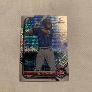Luis Verdugo #BCP-147 Chicago Cubs; Mojo Rookie; Topps Bowman Chroom 2022