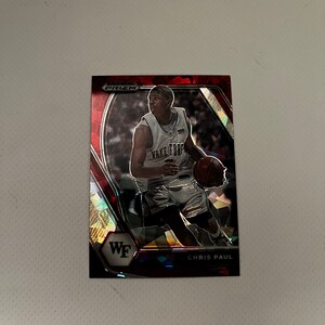 Chris Paul #68 Phoenix Sonnen; Roter Cracked Ice Prizm; Panini Chronicles Draft Picks 2021
