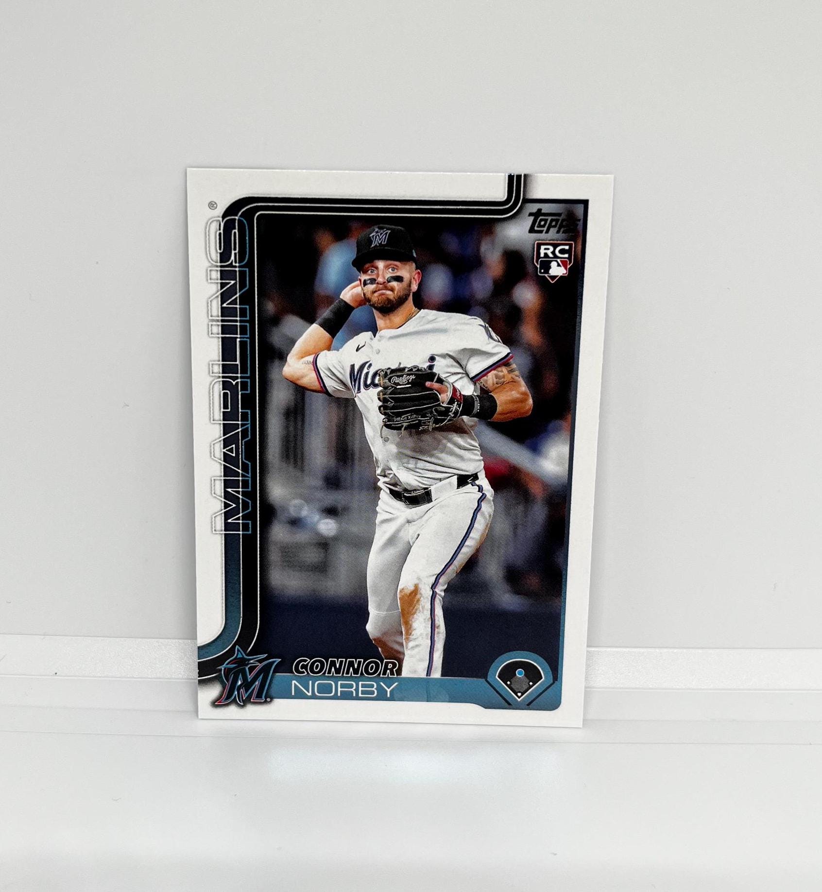 Connor Norby #132 Miami Marlins; Rookie; Topps Baseball 2025 - Etsy