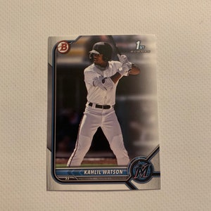 Kahlil Watson #BP-3 Miami Marlins; Rookie; Topps Bowman 2022