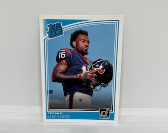 Keke Coutee #326 Houston Texans; Rated Rookie; Panini Donruss Football 2018
