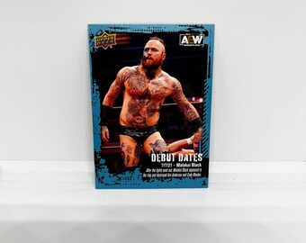 Malakai Black #DD6; Debut Dates Insert; Upper Deck AEW 2022