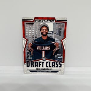 Caleb Williams #DCCWS Chicago Bears; Novato - Inserção de Classe de Draft; Panini Rookies & Stars Football 2024