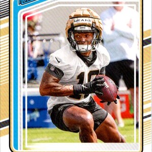 Bub signifie # 362 Saints de la Nouvelle-Orléans ; Rookie évalué ; Ballon de football Panini Donruss 2024