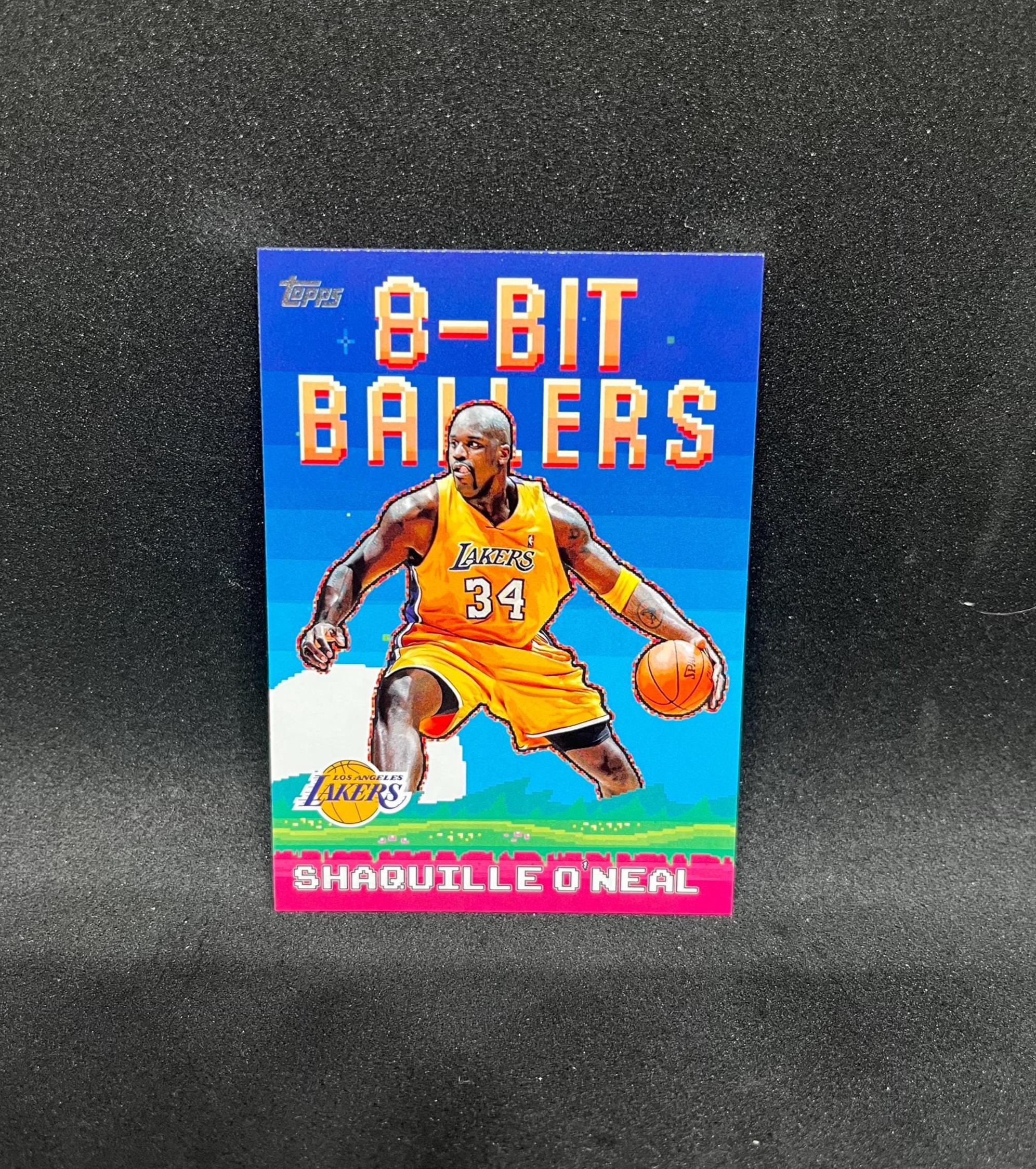 Shaquille O'neal #8B21 Los Angeles Lakers; 8-bit Ballers Insert