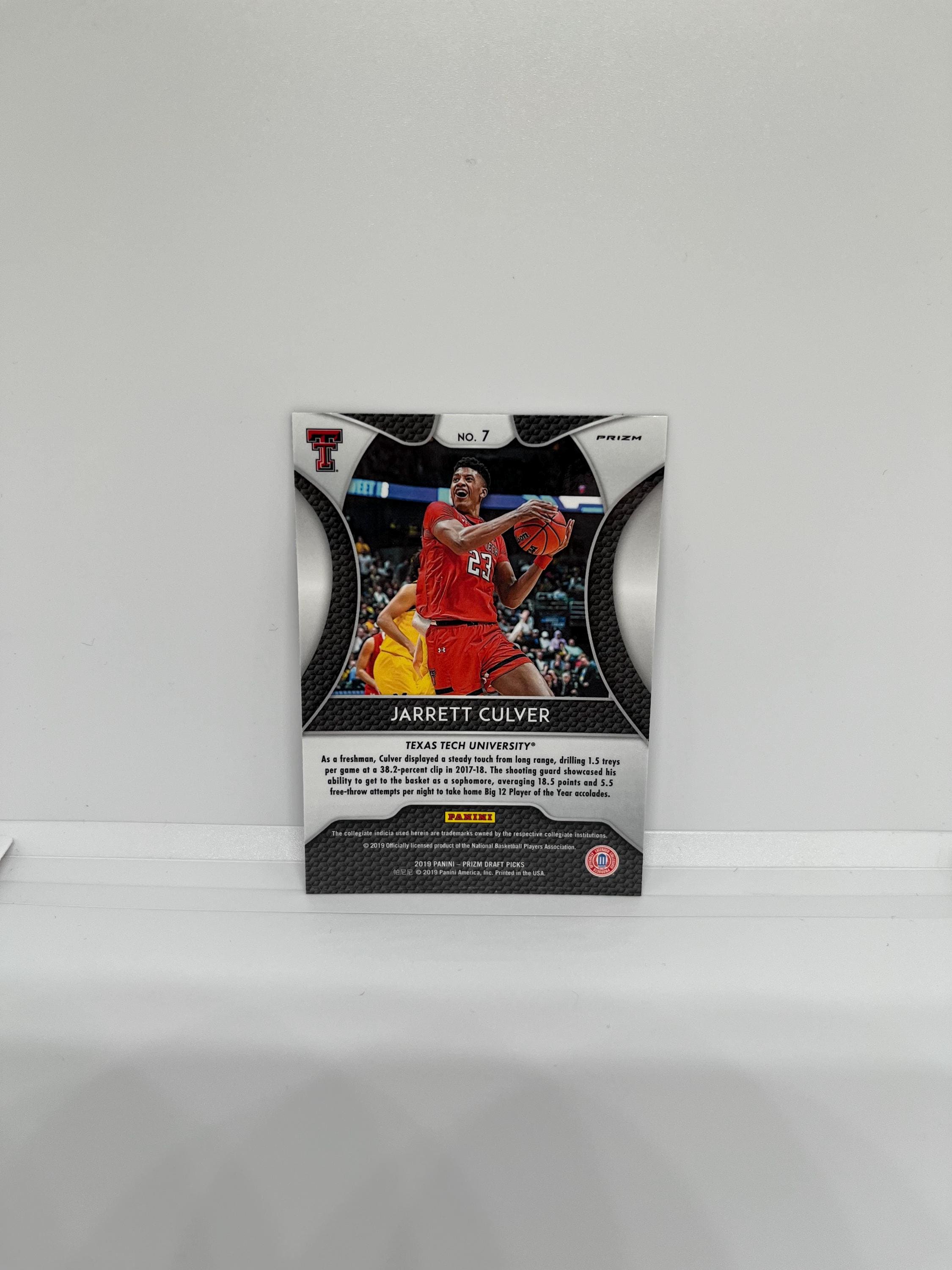 ジャレット・カルバー #7 テキサス工科大学; ルーキー - ホワイト