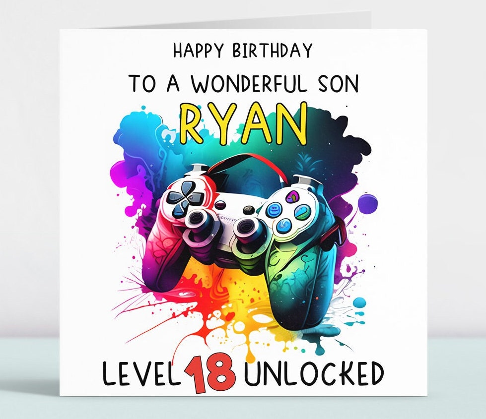 Funny Video Game Birthday Card For Sister - Gamer Sibling Greeting Card