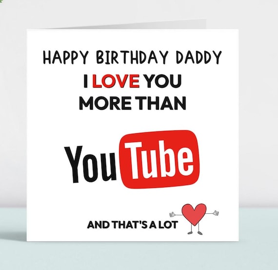 Dad Happy Birthday Card Set Love Stock Vector (Royalty Free) 627185345