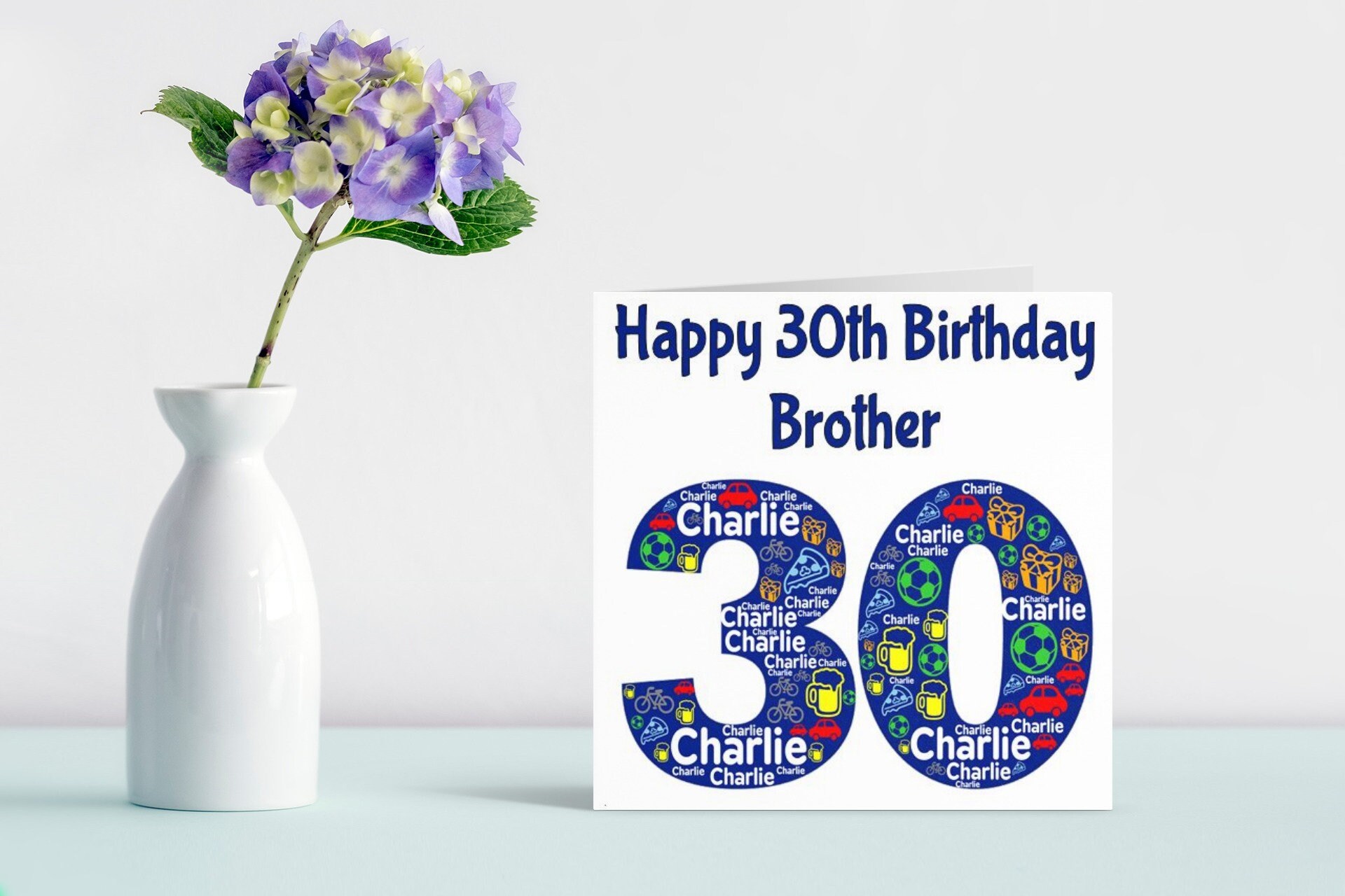 Personalised Birthday Card Nephew Son Grandson Brother Cousin Dad Uncle ...