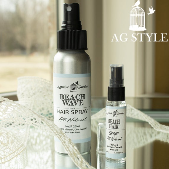 Beach Hair Sea Salt Spray All Natural By Apothic Garden Etsy