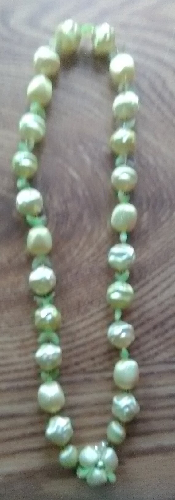 Lime Green Fruit Style necklace - image 1