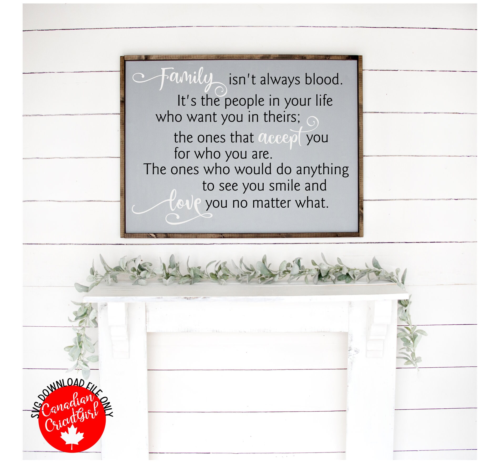 Family Isn T Always Blood Svg File Only Etsy