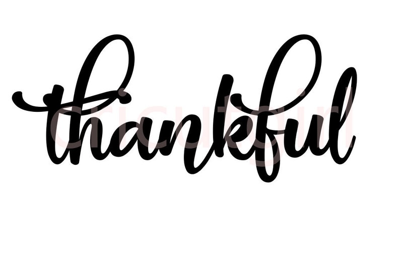 Thankful Svg File Only Art Collectibles Digital Kientructhanhdat Com