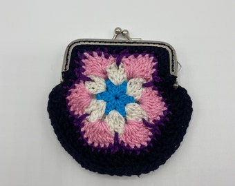 Crochet coin purse