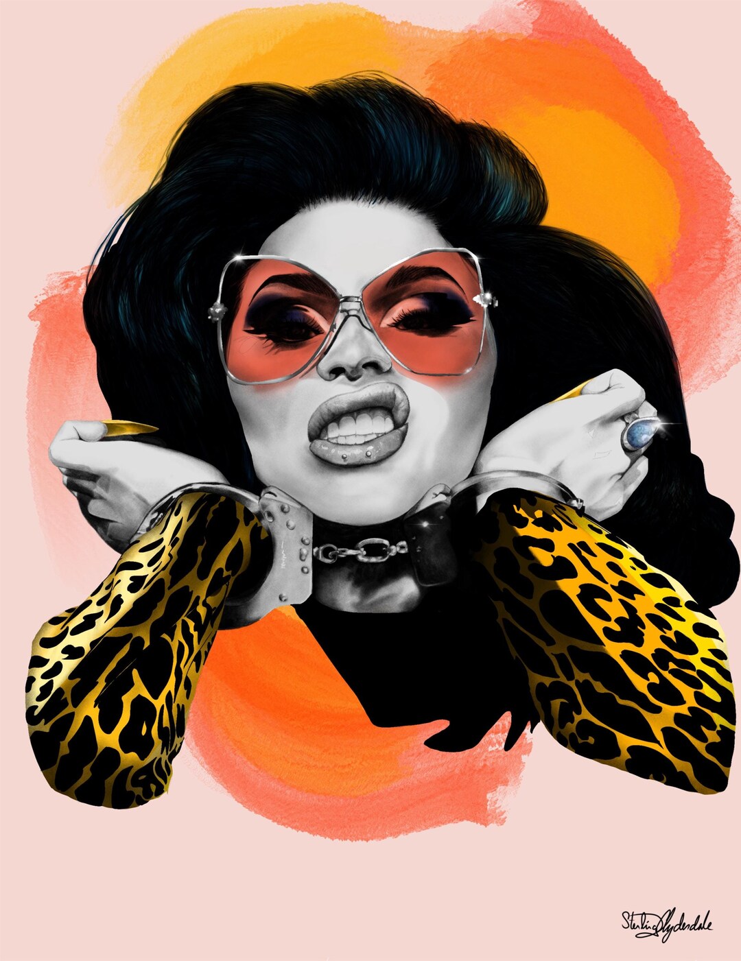 Cardi B Art Print - Etsy