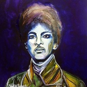 Prince Purple Rain Painting