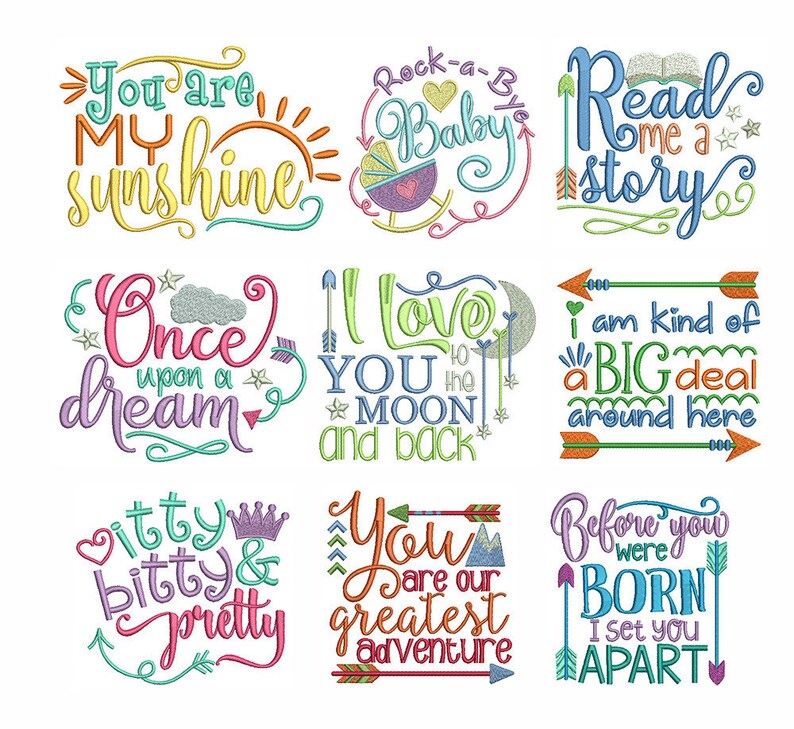 Nursery Rhyme Baby Quotes All these can be Etsy