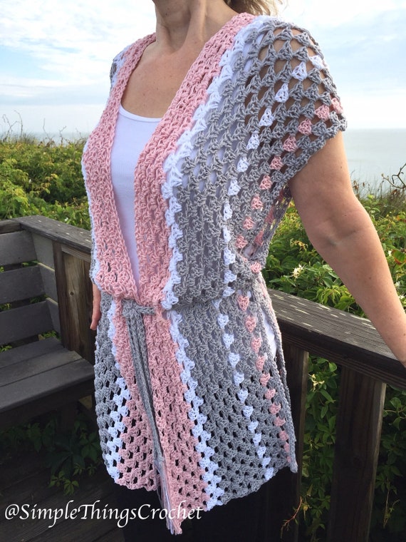 【COGNOMEN】HALF CARDIGAN STITCH KNIT VEST Zack Sideways Vest Designer Knitting Pattern – James Cox Knits