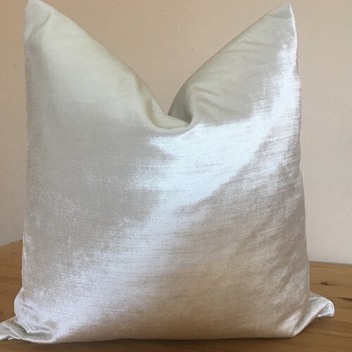 Luxury Blue Velvet Pillow Cover Blue Pillow Velvet Throw Etsy