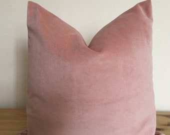 large blush pink cushion covers