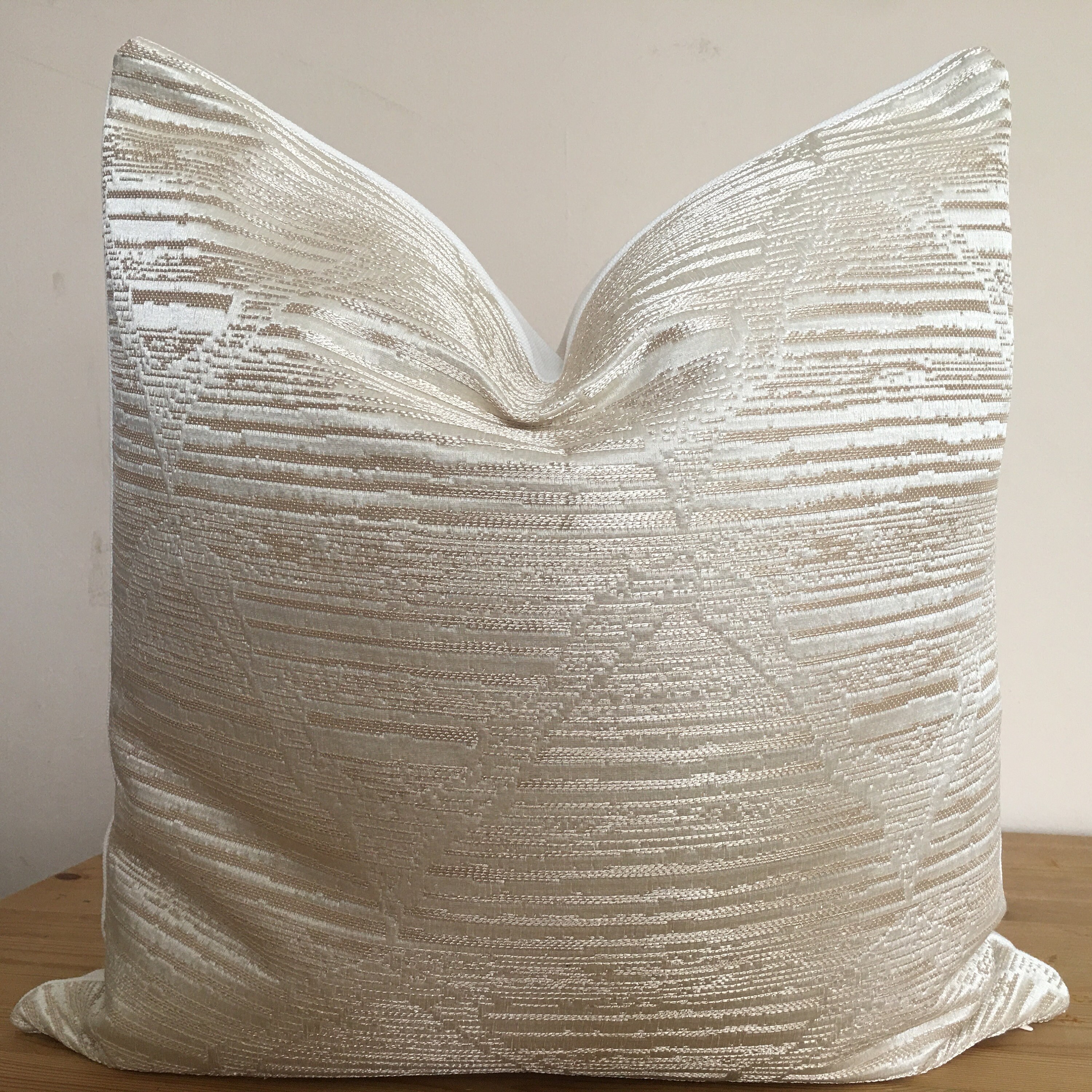 Golden cream pillow cover luxury golden pillow beige pillow Etsy