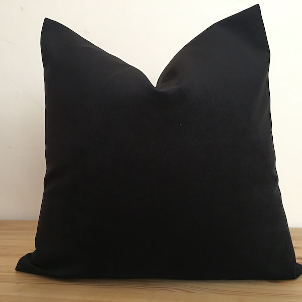 Black Velvet Pillows Etsy