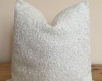 white boucle pillow cover, christmas pillow,  boucle pillow, white textured pillow, white gray pillow, white cushion cover