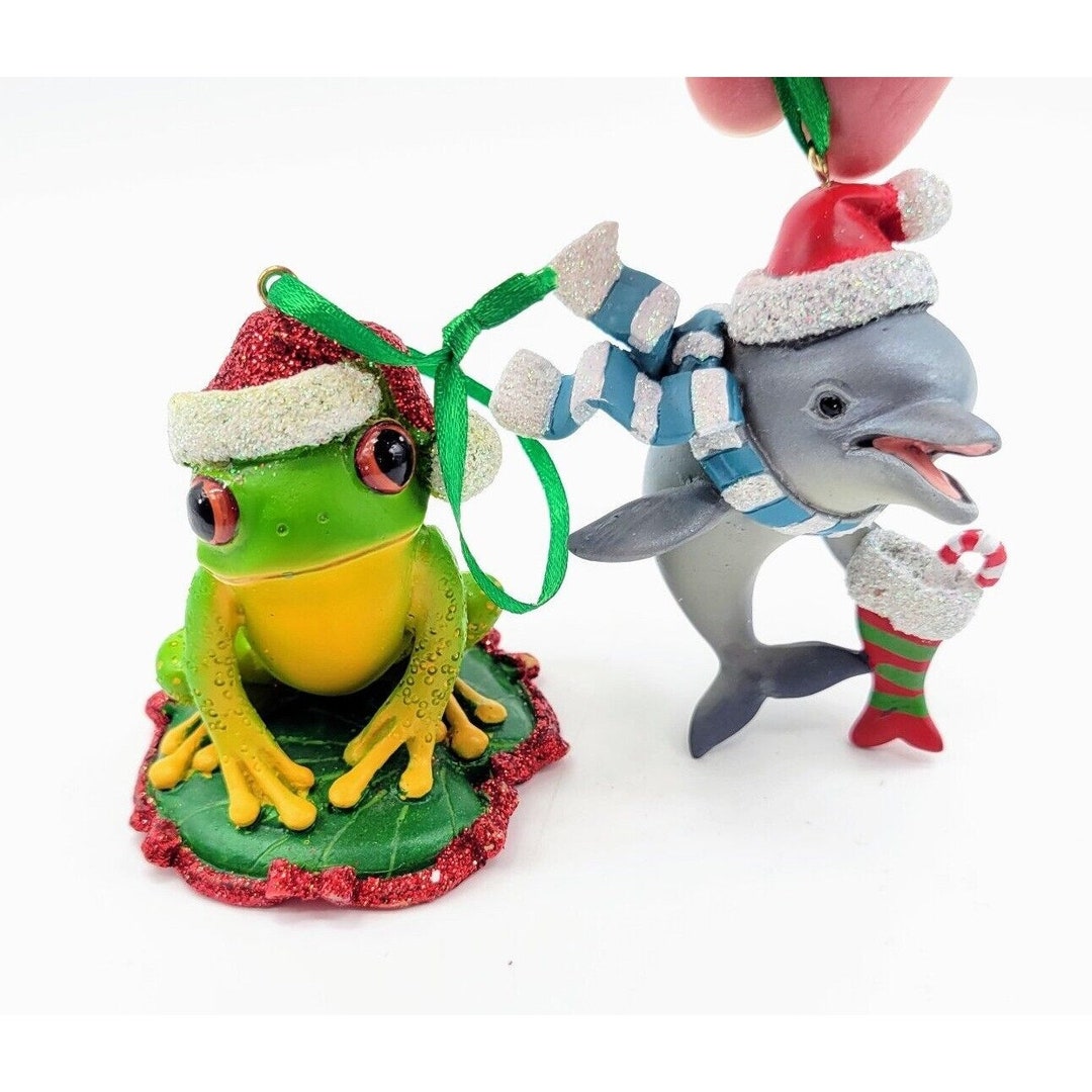 Danbury Mint Baby Animals Christmas Tree Ornamentstropical Tree Frog
