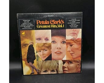 Petula Clark’s Greatest Hits Vinyl LP Record 1968 Pop Vocal Classic Album Tested