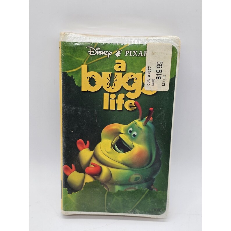 Pixar Open Shell A Bugs Life VHS Heimlich Clam Shell Case Disney Pixar New Sealed - Etsy