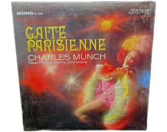 1966年製ヴィンテージレコード：オッフェンバック＆シャルル・ミュンシュ（パリの喜び）新品未開封