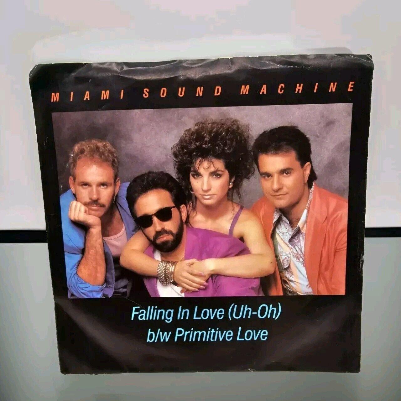 Vintage 1980's Gloria Estefan & Miami Sound Machine 45rpm Single