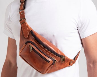 BOLSO DE CUERO PERSONALIZADO, bolso billetera de cintura unisex, billetera de cadera hombres mujeres, bolso de cuero, bolso de cadera grabado con láser, bolso de cadera personalizado para regalo