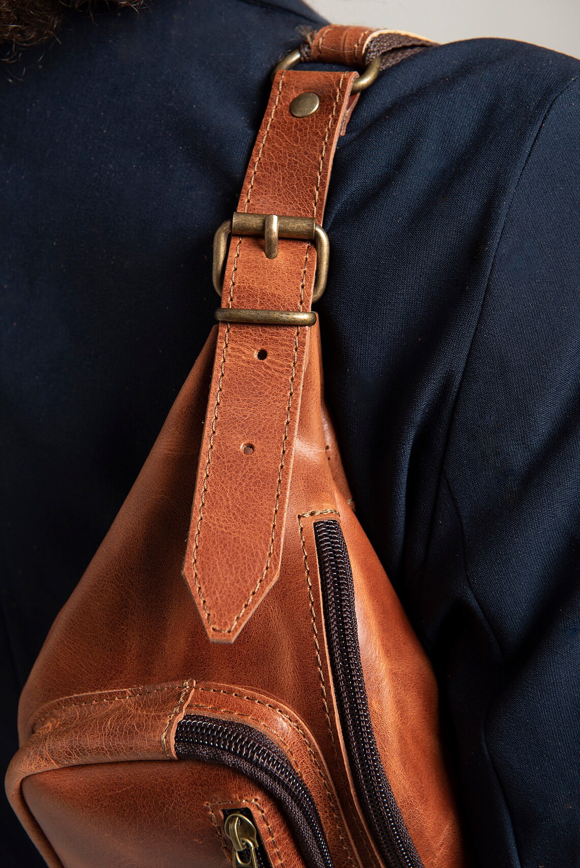 HIP BAG LEATHER waist wallet bag unisex hip wallet leather Etsy