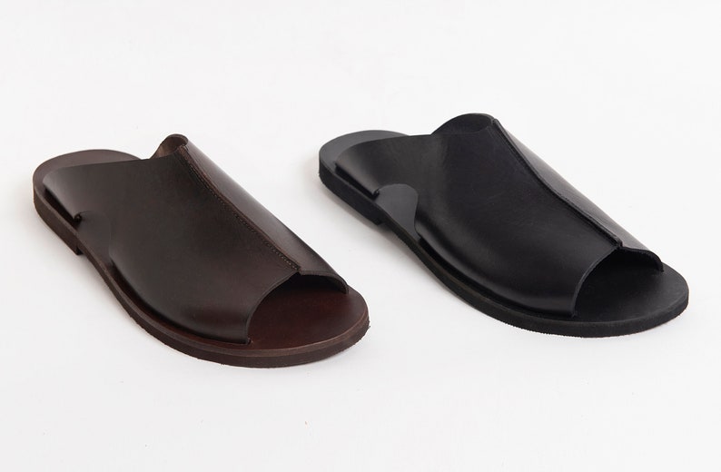 LEATHER SANDALS MEN Genuine Leather Summer Shoes Men - Etsy