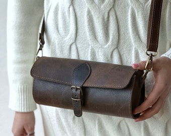 Petit sac à bandoulière de style vintage avec bandoulière amovible « Tyche »