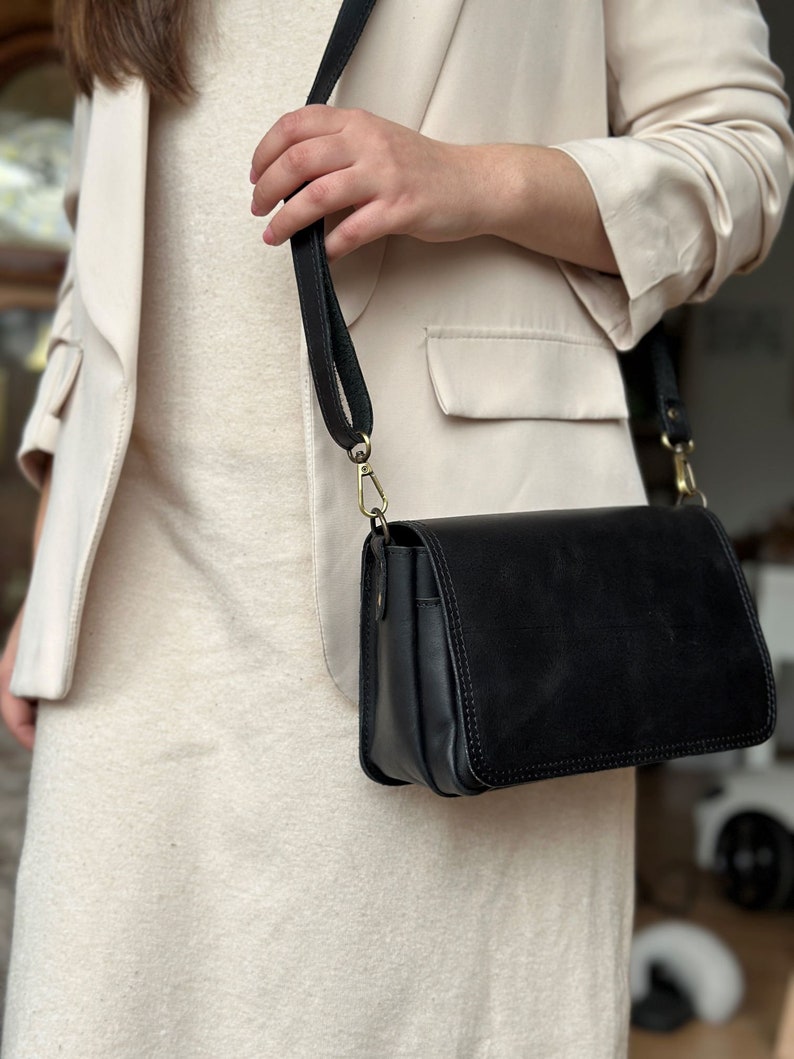 black small cross body bag