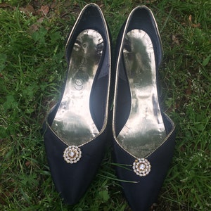 Vintage Satin Pumps
